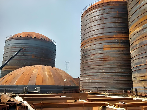 镜湖焦粉钢板仓